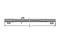 R32-Hex 28-R28 รูฟลัชชิง 8.8mm R28 Drifter Rod