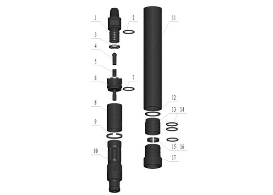 DTH Hammer เครื่องเจาะหินแรงดันสูง DTH Hammer