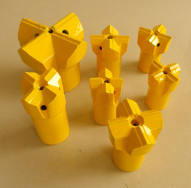 Hard Rock Drilling Cross Bits, ทังสเตนคาร์ไบด์ปุ่มเจาะรู H25 / R25 / R32