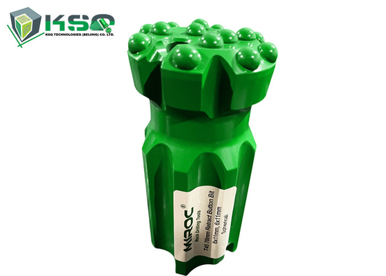 เครื่องมือเจาะหิน T45 76mm Retrac Button Bits