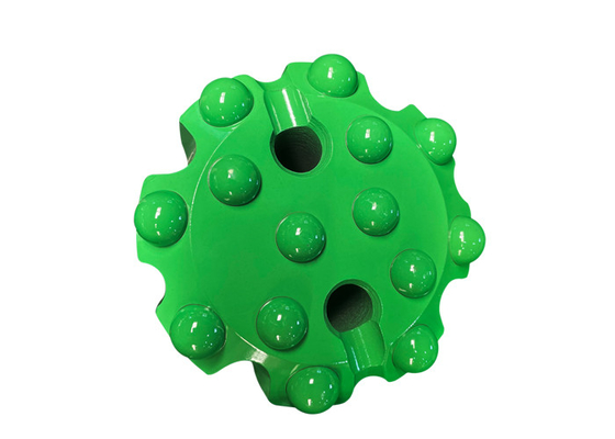 T51 89mm Button Drill Bit Tungsten Carbide / 14 ปุ่มที่มีเส้น