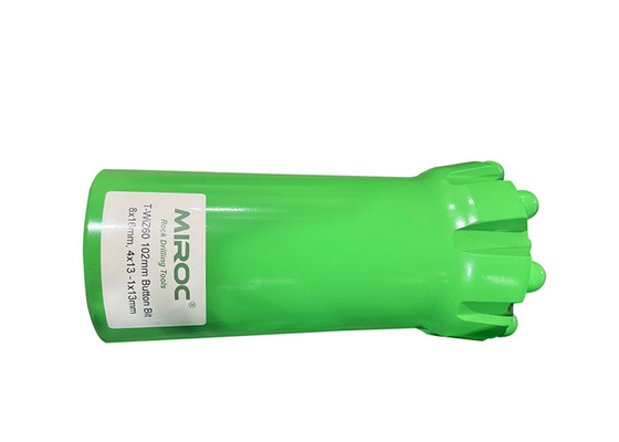 บิตปุ่มสีเขียว / สีฟ้าสําหรับส่วนเหมืองหินหินที่แข็งปานกลางถึงแข็ง T-WIZ60-102