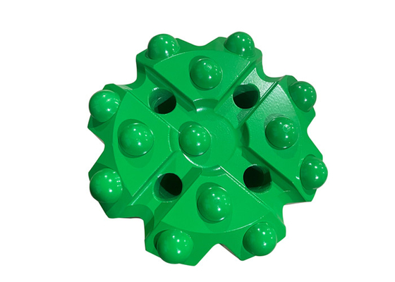 สีเขียว / สีฟ้า Retrac Button Bit สําหรับ Hard Hard Hard Hard Rock Mining Parts T-WIZ60-115