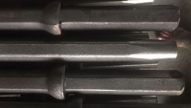 ความต้านทานการสึกหรอของแท่งเหล็ก 7 ° Hex สำหรับอุตสาหกรรมเหมืองแร่ก้าน 22x108mm / 25x159mm