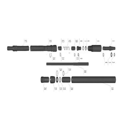 มวยเจาะ DTH ที่หลากหลายสําหรับการใช้งานเจาะต่าง ๆ หลุม 60-305 มม