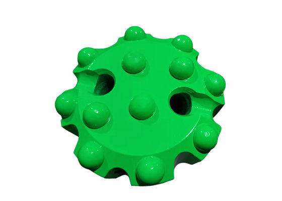 T51-89mm Thread Button Bit พร้อมการออกแบบคาร์ไบด์ครึ่งลูกกระสุนสําหรับการเจาะเบนจ์