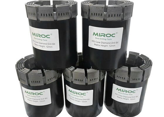 Nq Hq Pq Core Drill Bit/Mining Diamond Rock Drill Bit สําหรับการเจาะแกน