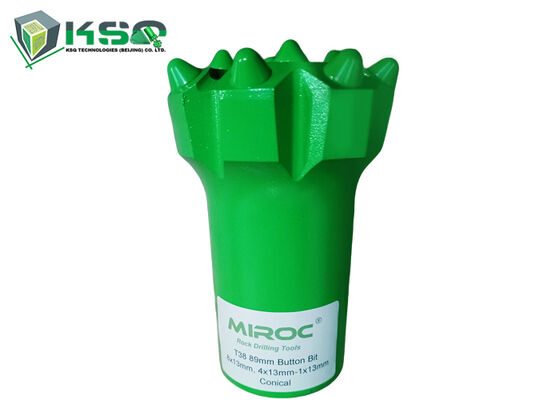 T38 หมวดเจาะกระดุมกระดุมสําหรับการเหมืองแร่