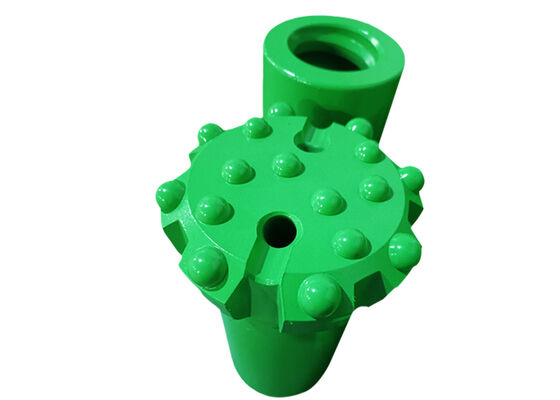 127 มิลลิเมตร Threaded Rock Drill Button Bit กับสแตนเลสเหล็ก & Tungsten Carbides สําหรับการเจาะที่มีประสิทธิภาพสูง