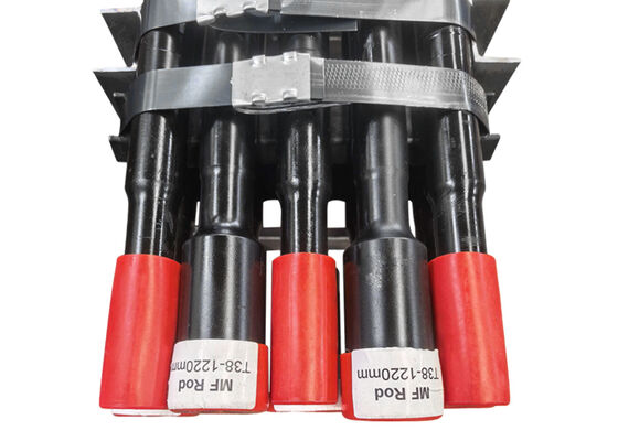 Thread MF Rock Drill Rod T38 1220mm Top Hammer เครื่องมือเจาะสําหรับเหมืองแร่ หินแข็ง ราคาโรงงาน