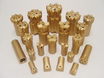 ดอกสว่านเจาะบิตสีเขียว R38 ปุ่มทรงกลม / ขีปนาวุธ Dia 64 - 89mm