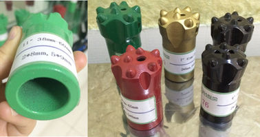 สิ่วเจาะบิตสำหรับรูเล็ก ๆ เจาะหินเรียว 7 11 12 องศาปุ่มบิต