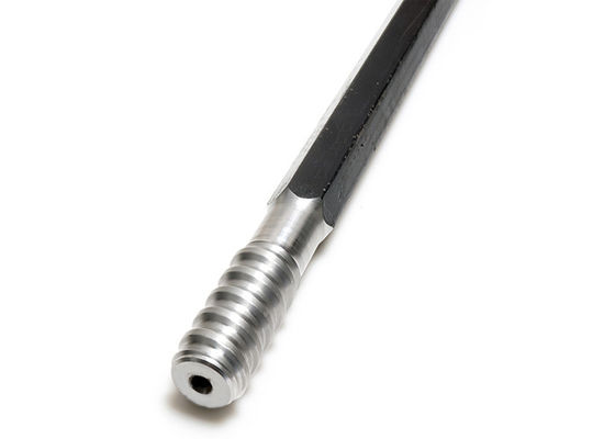 ส่วนต่อขยายเกลียวสว่าน R32-H35-T38 Hex Rock Drill Steel Drifter Rod