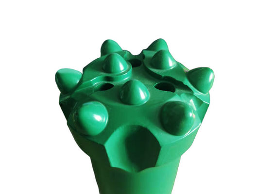 T38 64mm Ballistic Mining เครื่องมือเจาะปุ่ม Bits Rock Drilling