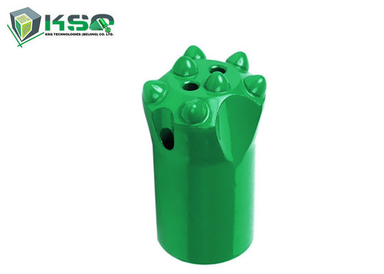 Hard Alloy 11 องศา Rock Drill Bit Tapper Button Bit