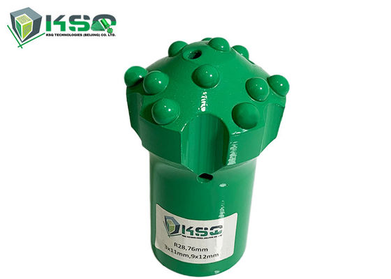 R28 76mm คาร์ไบด์รีมโดมปุ่มเกลียวสำหรับเจาะหิน
