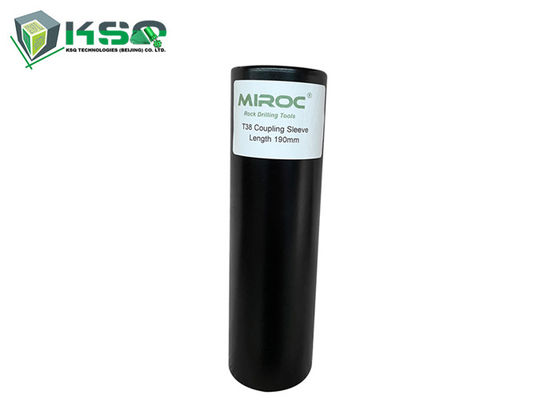 T38 190mm Carbide Tipped Straight Shank Rock Coupling Sleeves