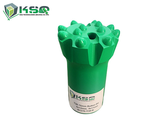 T38 76mm 89mm ทังสเตนคาร์ไบด์ Ballistic เกลียว เจาะ Bit
