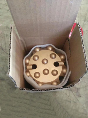 T45 89mm 3 1 / 2 Inch Small Rock Drill Bits With 14 Ballistic Carbide