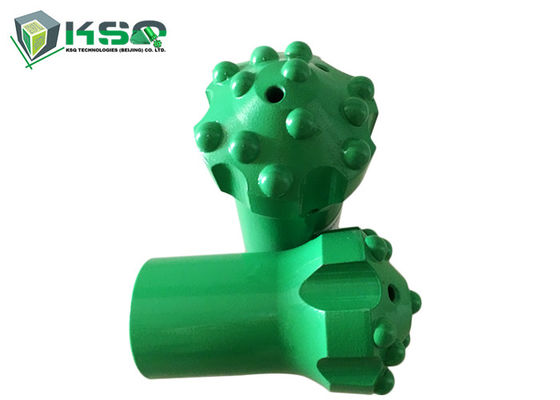 High Strength Alloy Steel Dome Reaming Button Bit Green With CNC Milling