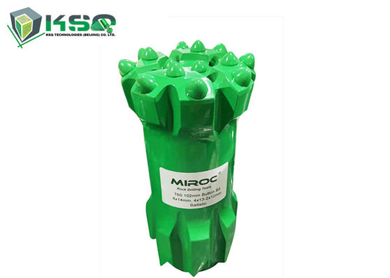 T60 102mm เส้นผ่านศูนย์กลางคาร์ไบด์เหล็กวัสดุ Retrac Body Rock Button สว่าน Bit