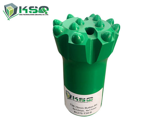 อายุการใช้งานยาวนาน ดอกสว่าน T38 เกลียวนอก ขนาดเส้นผ่านศูนย์กลาง 76 มม