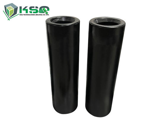 T38 190mm Top Hammer Threaded Pipe Joint Coupling Sleeves สายพัดลมขัดลม