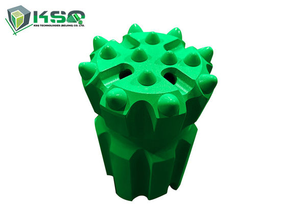 T51 115 มม บัลลิสติกกลม Thread Button Bits หินเจาะ