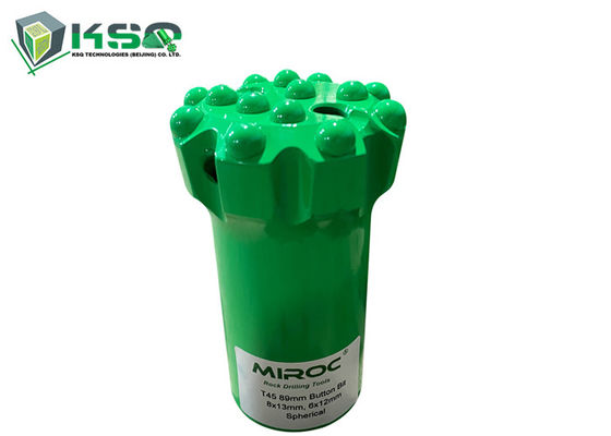 89mm T45 โกดังเหมืองแร่ Top Hammerr เครื่องมือเจาะ Thread Button Bit