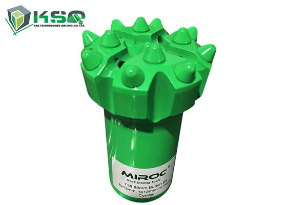 T38 - 89mm สําหรับการเจาะหิน ปุ่มกลม / บัลลิสติก