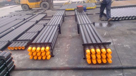 อายุการใช้งานยาวนาน 76mm 89mm 114mm Rock Drilling Tools ท่อเจาะ DTH Superior Drill Pipe