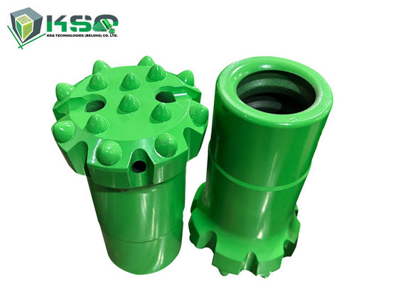 T51-102mm Tungsten Carbide And High Strength Alloy Steel Button Drill Bit เหมาะสําหรับสภาพหินแข็งปานกลาง