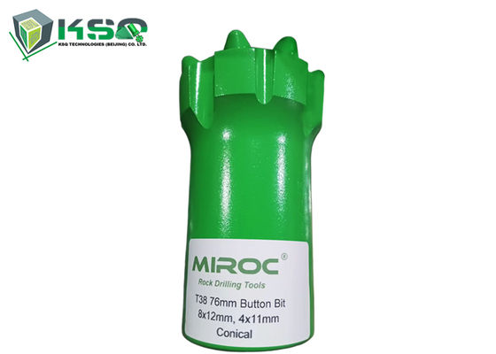 เครื่องมือเจาะคาร์ไบดวัลฟัมเทน T38 76mm,102mm หินเจาะปุ่ม Bit
