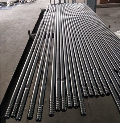 T38 T45 T51 Drill Extension Rod สำหรับขุดเจาะเหมืองแร่เจาะอุโมงค์ Tunneling Blasting Drilling