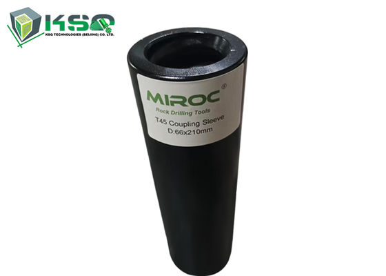 ก้านสว่านเกลียว T45-210 มม. สำหรับการเจาะหิน / ปลอกต่อสำหรับการทำเหมือง T38-190 มม.