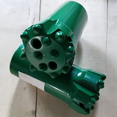 ปุ่มขุดบิตเธรด Atlas Copco Rock Drill Bit สำหรับการเจาะ