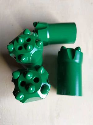Precision Button Drill Bit เกล็ดหินแกรนิตยาว / สั้นสำหรับ Rocket 7/11/12 Drill Drill Rod