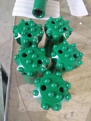 3 นิ้ว /3.5 นิ้ว T38 Dth ปุ่มบิต Retrac ร่างกายที่มีการแทรก Ballistic / ทรงกลมทังสเตนคาร์ไบด์