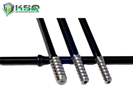 Hex 25 Drifter Rod Speed ​​Rod ก้านปลายก้าน R25 ความยาว 610-3600mm สำหรับการขุด