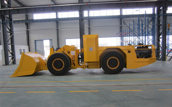 RL-3 Load Haul Dump Machine รถลากลากขนสีเหลืองเครื่องขุดใต้ดิน