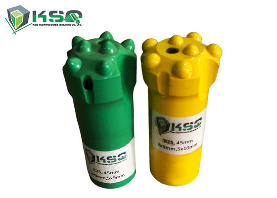 บิตปุ่มทรงกลมเจาะหิน R25 สำหรับการดริฟท์และอุโมงค์