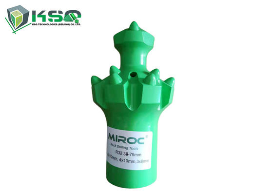 R32 38-76mm Drilling Accessories Integral Reaming Drill Bit สำหรับการเจาะอุโมงค์