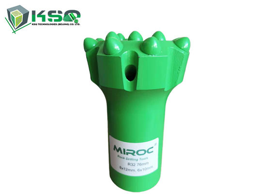 R32 76mm Rock Drilling Thread ปุ่มบิต