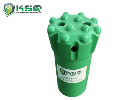 Fast Quarrying T38 64mm 76mm Ballistic Carbides ปุ่มเกลียว เจาะ Bit