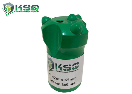 ทังสเตนคาร์ไบด์เครื่องมือขุดเจาะหิน Dia 32 - 41 มม. ปุ่มเรียวบิต