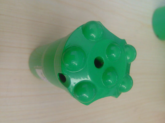 R32 ร็อคปุ่ม Drill Bit กระบวนการความร้อนคาร์ไบด์กึ่ง Ballistic