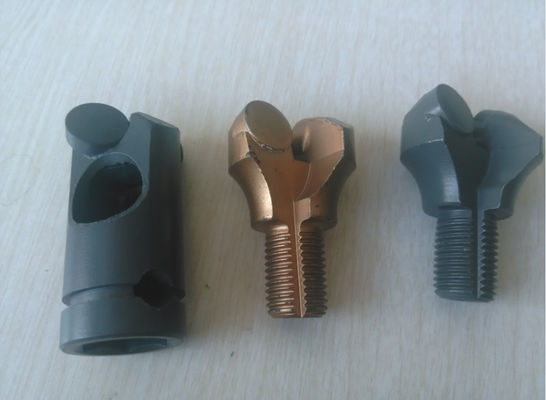 สูงแรงดัดปุ่มสว่านบิตสองปีก PDC Anchor Shank สำหรับถ่านหิน / เหมืองแร่