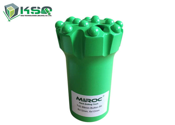 Ballistic / Spherical T45 สำหรับการเจาะรูยาว 89mm เส้นผ่าศูนย์กลางปุ่มสว่าน Bit