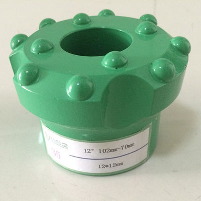 Rock Drill Button Bits รีมเมอร์สว่าน 76 มม. พร้อมไพล็อทสำหรับงานก่อสร้างและทำเหมืองที่มีองศา 6 หรือ 12 องศา